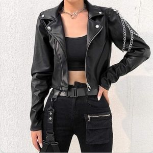 Light Faux Leather Jacket